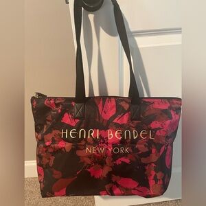 Henri Bendel New York abstract floral tote
